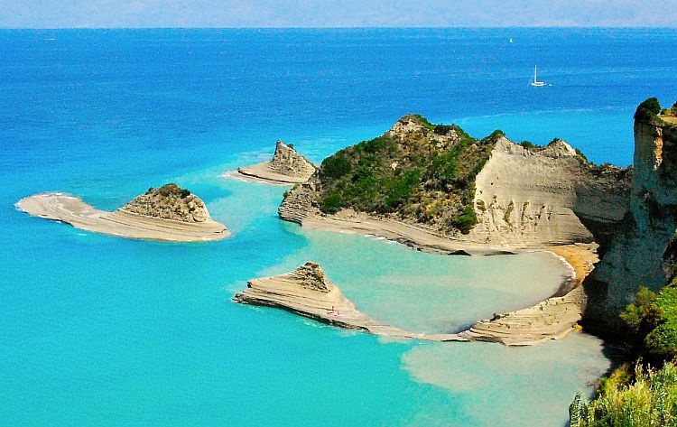 Řecký ostrov Korfu